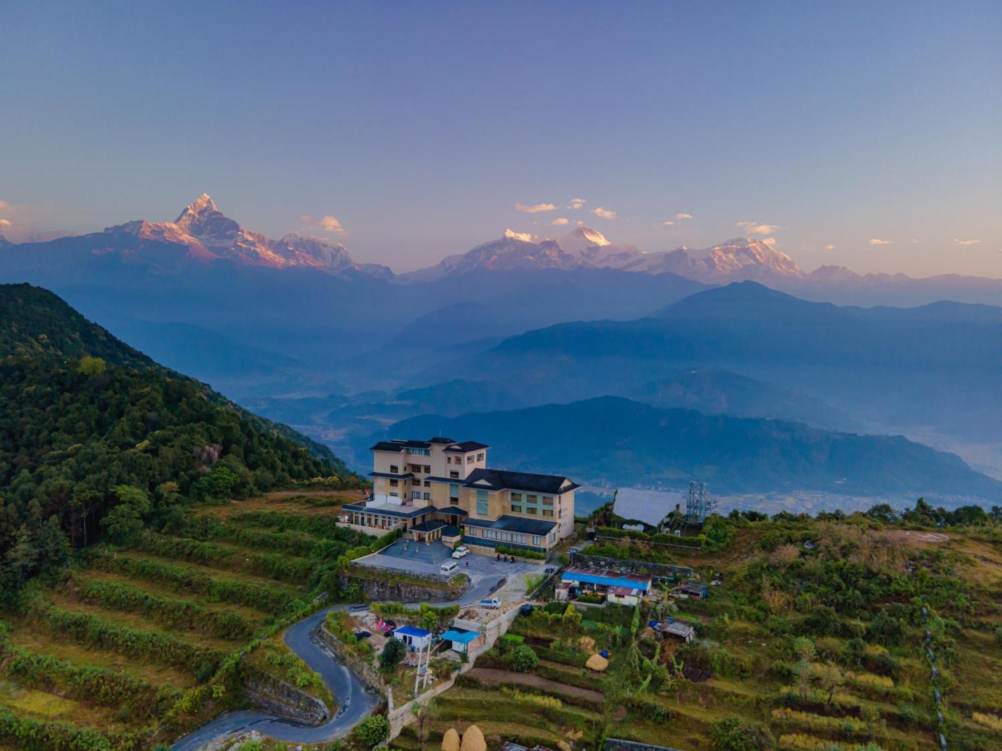 Sarangkot Mountain Lodge Pokhara Exteriör bild