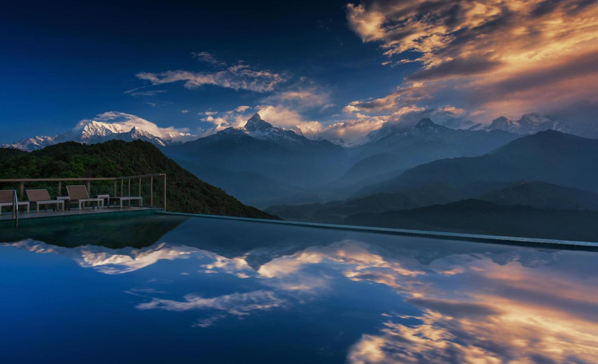 Sarangkot Mountain Lodge Pokhara Exteriör bild